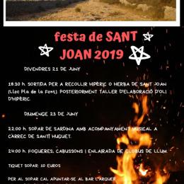 El foc de Sant Joan arriba a Albocàsser
