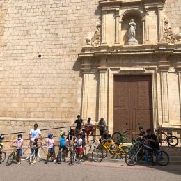 Exhibición de bicicletas para los amantes del ciclismo en Albocàsser.